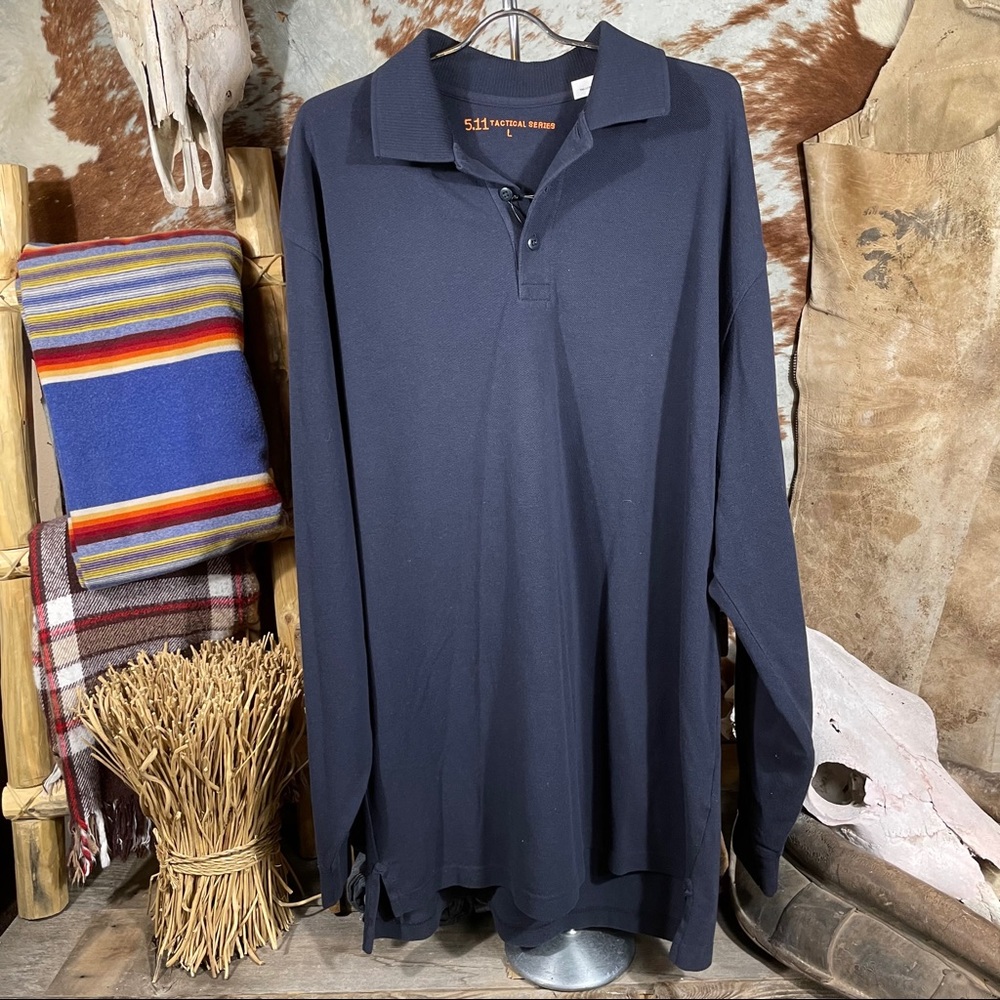 5.11 Tactical Men’s Long Sleeve Polo Shirt Size L